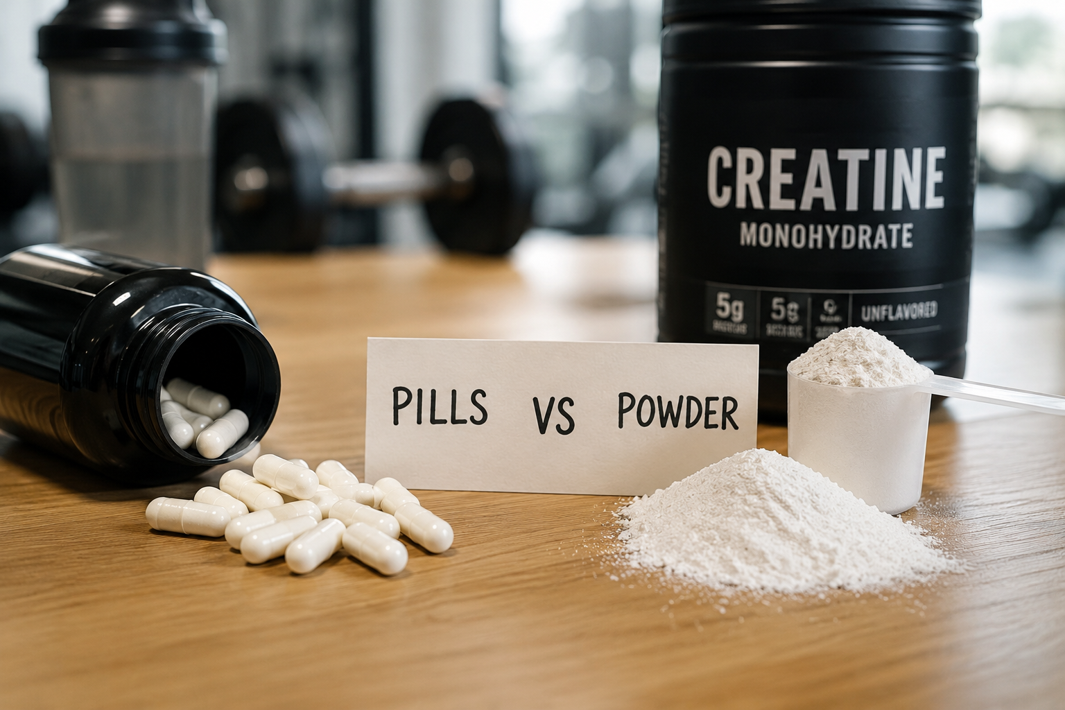 Creatine Pills vs Powder