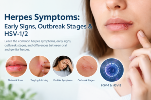 herpes on lip images